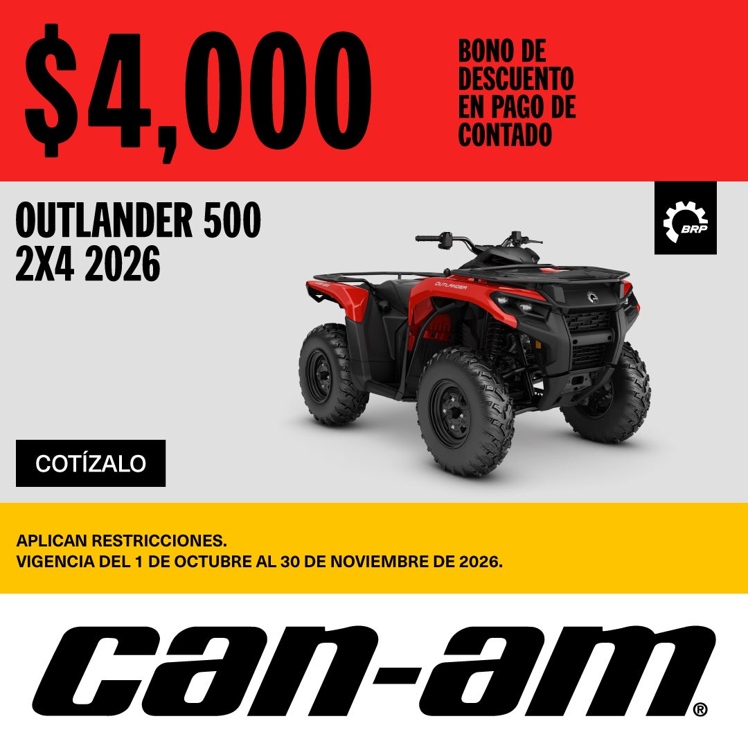 OUTLANDER 500 2X4 2026
